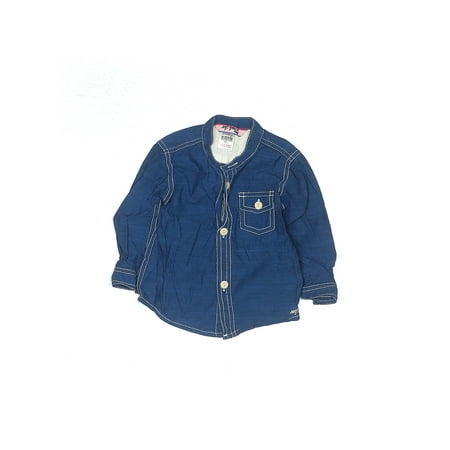 

Pre-Owned Zara Baby Boy s Size 9-12 Mo Long Sleeve Button-Down Shirt