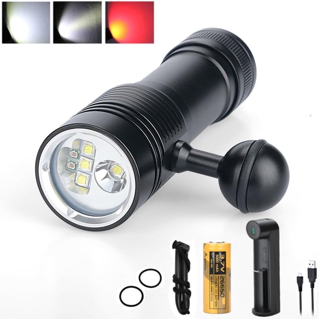 Lámpara Subacuática Led Resistente A Los Arañazos Buceo Fotografía Luz De Relleno Luz Impermeable Al Aire Libre Methold HA035843-00