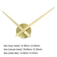 thumbnail image 2 of Hytrove Simple Style Clock Movement Kit Golden 1 Set 11.8x7.9x3.9in, 2 of 8
