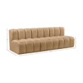 thumbnail image 3 of Meridian Furniture Arc Camel Velvet Modular Sectional, 3 of 10