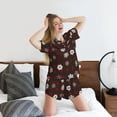 thumbnail image 5 of Honeii Plaid Snowflakes Festive for Women's Summer Pajama Set ,Soft Short Sleeve Shirt & Matching Bottoms,Loungewear,2PCS Sleepwear Relaxed Home Wear-3X-Large, 5 of 6