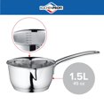 thumbnail image 4 of KÃ¼chenprofi Stainless Steel Saucepan with Clad Bottom, 45-Ounce, 4 of 10