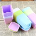 thumbnail image 3 of MesaSe 10Pcs Flower Pots Square Planters Pot Tray Plastic Pots For Plants Garden Decor, 3 of 5