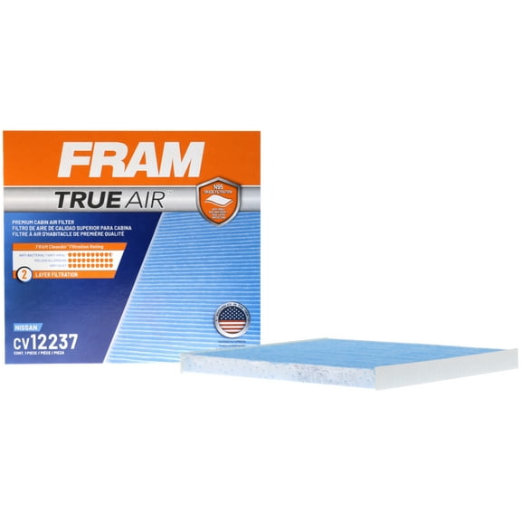 FRAM CV12237 TrueAir Premium Cabin Air Filter with N95 Grade Filter Media, for Select Nissan Vehicles
