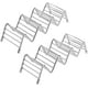 thumbnail image 1 of Soporte para tacos de acero inoxidable con forma de onda, utensilio de cocina para tacos de cáscara dura o blanda, 2 piezas, 1 of 4