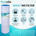 thumbnail image 7 of Poolzilla 1 Pack Pool Filter Replacement Cartridge for PLF175A, Filbur FC-1294, Hayward C1750, CX1750RE, PA175, Unicel C-8417, Waterway PCCF-175, 25230-0175S, 817-0175P, Sta Rite PXC 175, 7 of 7