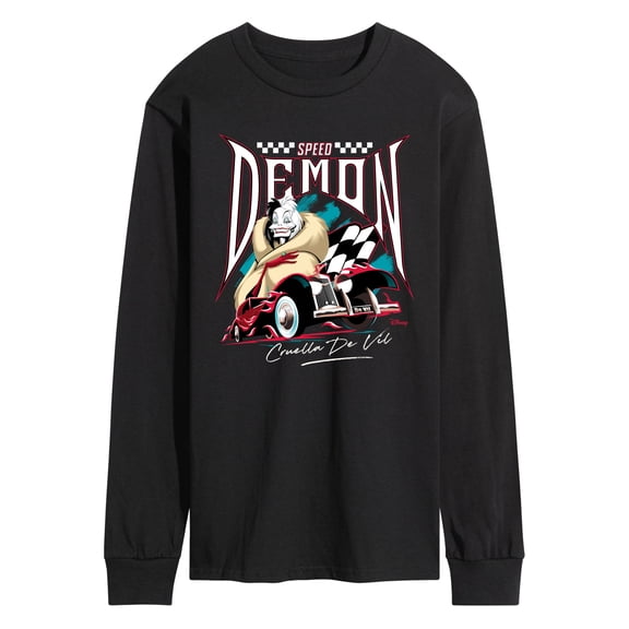 Disney - Speed Demon - Men's Long Sleeve Graphic T-Shirt