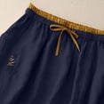 thumbnail image 3 of Womens Linen Skirt Cotton Maxi Skirt Casual Flowy Swing Elastic High Waist A-Line Split Long with Pockets, 3 of 9