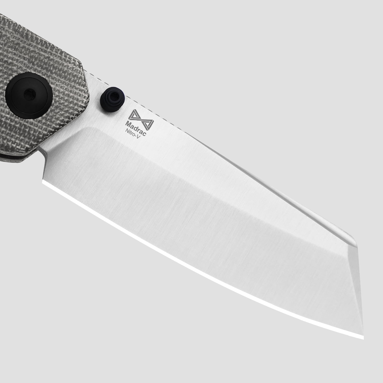 Kizer Madrac EDC Folding Pocket Knife Nitro-V Blade Micarta Handle V3693A3