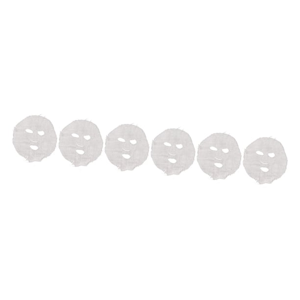 Hoja de Papel de Máscara Facial, Papel Facial Papel Facial 100 PCS de Bricolaje Desechable Precortado para Salón de Belleza