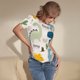 thumbnail image 3 of Balery Childish Dinosaur Body de cuello redondo de manga corta para mujer Tops de manga corta Tops básicos-X-Large, 3 of 7