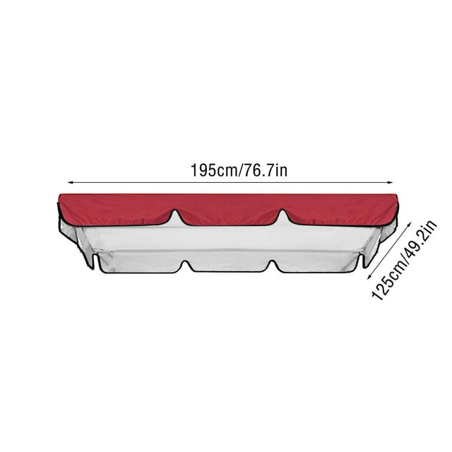 JJKBVCLO Housse de Balancelle Imperméable en Tissu Oxford pour Jardin Patio Extérieur