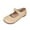 Khaki, variant on Wensltd Soft Sole Mary Jane Shoes for Women Solid Color Casual Work Shoes Fashion Comfortable Flats