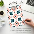 thumbnail image 3 of FORMRS Acrylic Clipboard with Low Profile Clip Standard A4 Letter Size, 12.5" x 9", Flowers Geometric Pattern, 3 of 8