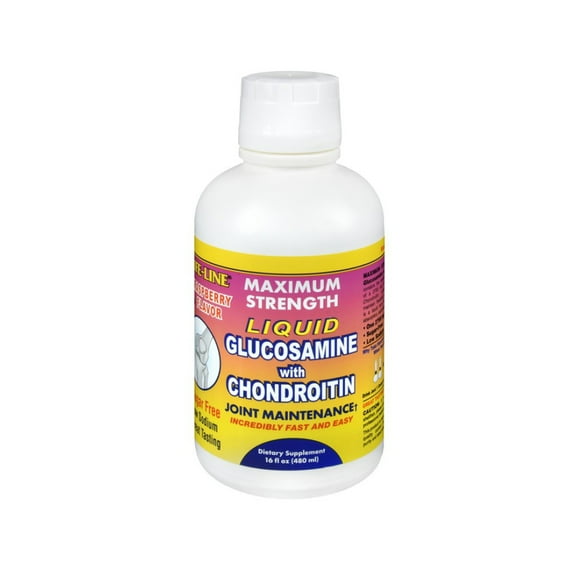 Nature's Blend Glucosamine w/Chondroitin Max Strength, Raspberry, 16 oz.