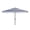 Navy/White, variant on Safavieh Vienna 11ft Round Crank Metal Umbrella in Gray and White