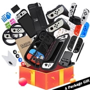 Switch OLED Accessories Bundle Kit with Carrying Case, 25 in 1 Back to School Nintendo Switch Gift Box for All Age
