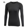 thumbnail image 4 of Guardurnaity Camiseta con cuello redondo, ropa interior térmica básica, camisetas cálidas de manga larga, camiseta transpirable, ropa térmica Prendas para la parte del cuerpo Negro SG, 4 of 6
