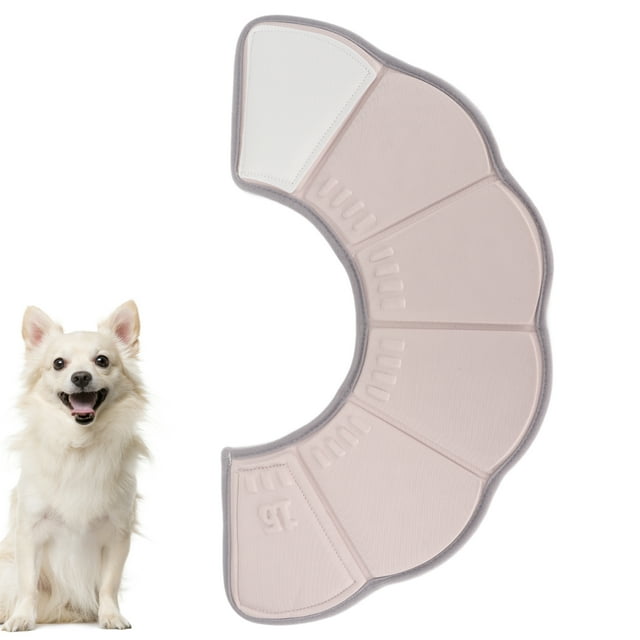Collar protector de EVA con estampado de huellas para perros y gatos pequeños, medianos y grandes, después de cirugía, n.° 15