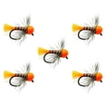 thumbnail image 4 of 5x Tungsten Jig Fly Fly Bead de tungsteno Vigastador Naranja, 4 of 8