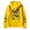 Yellow, variant on Womens Sweater Casual Butterfly Print Oversized Drop Shoulder Long Sleeve Hooded Fall Outwear,Yellow,XL
