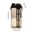 thumbnail image 5 of MTBLYS Coffee Cold Brew Pot Large Capacity Summer Tea Cold Water Pot Portable Cold Brew Pot Cup 1100Ml with Fine Filter Screen 9.25X4.72X2.76In Cold Brew Coffee Maker for Refrigerator, 5 of 8