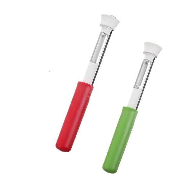2-Pack Mixed 2026 2-in-1 Stainless Steel Apple Corer Peeler - For Apples/Pears/Bell Peppers/Cakes  Z
