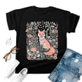 thumbnail image 3 of T-Shirts Stylés pour Femmes, Manches Courtes Décontractées, Col Rond, Haut avec Imprimé Unique pour le Quotidien et la Tenue, 3 of 3