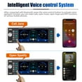Single 1 DIN Car Stereo Apple Carplay Head Unit GPS NAV USB WIFI BT FM+MIC&12CAM