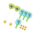 thumbnail image 1 of Indoor Hanging Table Tennis Trainer training portable Door Self Workout Set Button Portable green 4 Paddles, 1 of 9