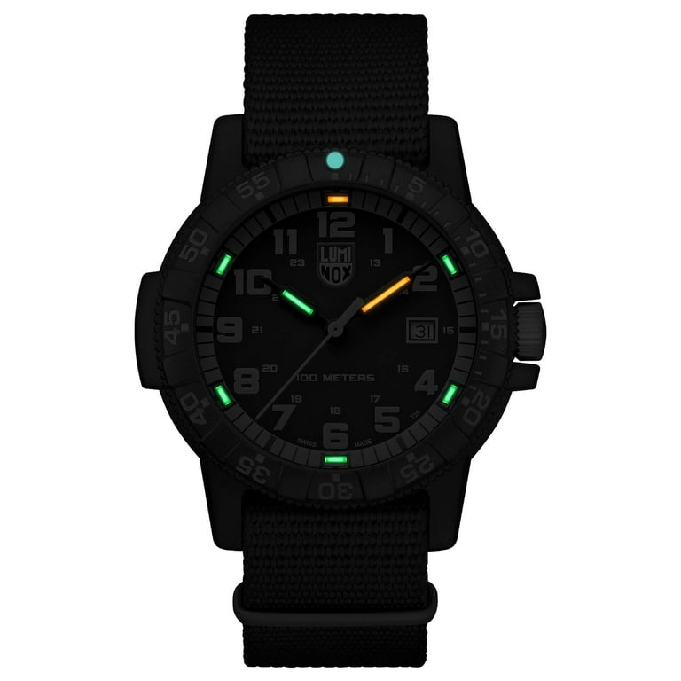 Luminox Men's 44 mm Leatherback Sea Turtle Giant Carbonox Watch XS