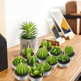 thumbnail image 2 of 12 velas de cactus, velas suculentas de plantas artificiales, velas de rosa de cera de té para el día de San Valentín para fiestas, bodas, día de la madre, regalos de decoración del hogar Ormromra HMHZ275-1, 2 of 7