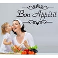 thumbnail image 4 of Vadktai Bon Appetit- Carved Letters Wall Decal Kitchen Quotes Wall Words Dinner Room Art Letters Décor, 4 of 4