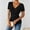 17# Black, variant on Ribbed Short Sleeve Shirts for Womens V Neck Knit Tops Slim Fit Lightweight Sweater 2026 Summer Dressy Casual T-Shirts Army Green 2XL