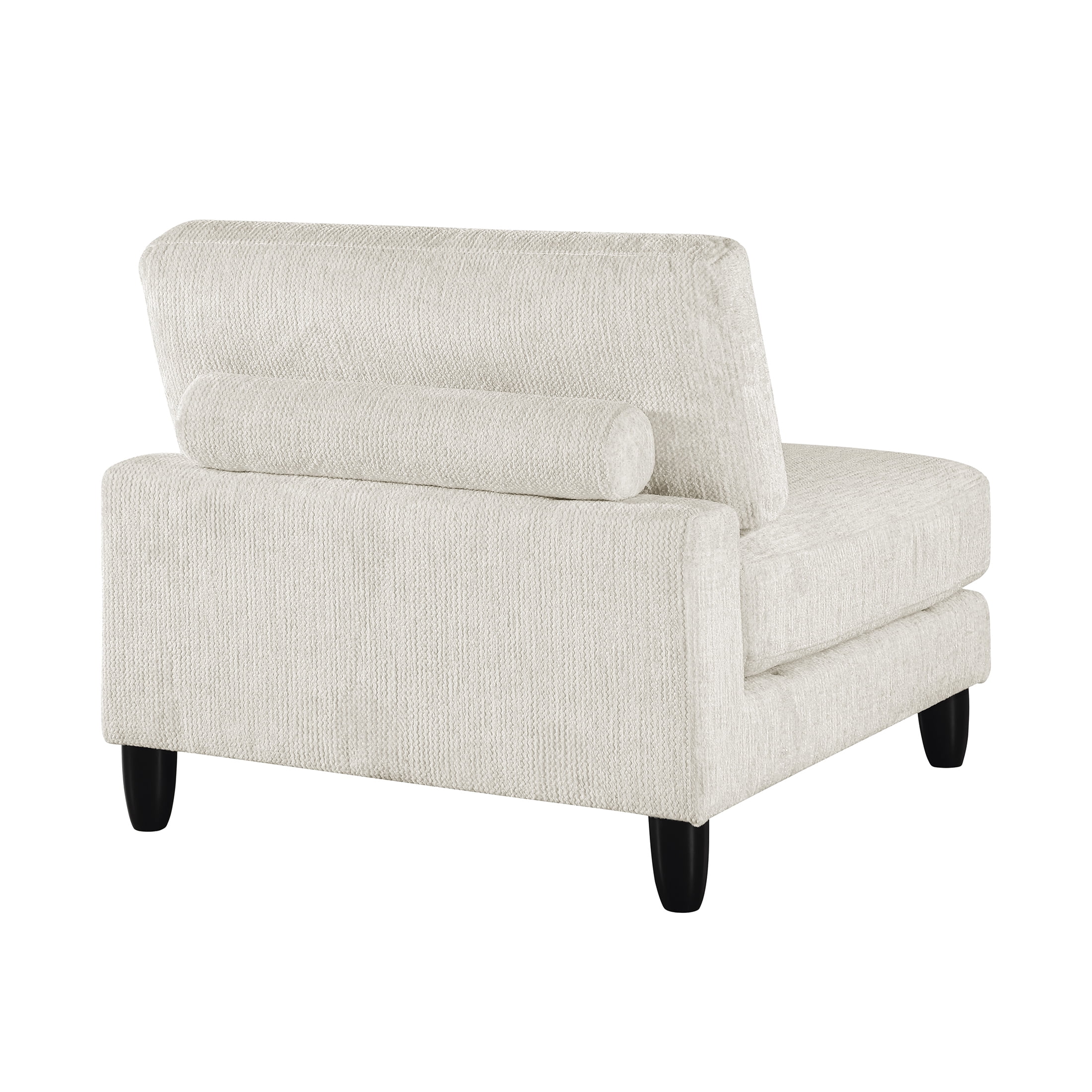 OakvillePark Caden Microfiber Armless Chair, Beige