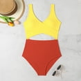 thumbnail image 4 of Mommy and Me Swimsuits One Piece/2 Piece/3PCS Bathing Suits Printed Family Matching Swimwear Summer Women Girls Bikini Set, 4 of 7