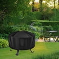thumbnail image 6 of Fire Pit Cover - Round, 22-34 Inch, Heavy Duty Oxford Fabric, Waterproof, 6 of 6