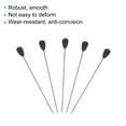 thumbnail image 4 of Uxcell Teardrop Pearl Head Pins, Corsage Pins 1.8" Sewing Straight Pin, Black, 100Pack, 4 of 6