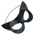 thumbnail image 3 of 2 uds. Máscara de gato para mujer, accesorio de disfraz de media cara, recuerdos de fiesta, máscara de disfraces de Halloween, máscara de mascarada, media máscara de ojo de gato, 3 of 5