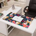 thumbnail image 3 of Long Mouse Pads for Desk,Shiba Inu and Pioneer Flower Desk Mats on Top Of Desks, Desk Mouse Pad Extra Large with 3mm Non-Slip Base and Stitched Edge for Gaming,Office,Work,Home 31.5"x15.7", 3 of 6