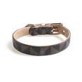 thumbnail image 1 of Abastado Basic Classic Luxury Padded Leather Dog Collar - Rust Proof Brass Lock for Large Medium Pets, 1 of 5