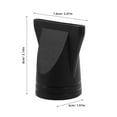 thumbnail image 2 of ELAYARD 20Pcs Universal Blow Dryer Attachment Black Hair Diffuser for Easy Hair Styling, 2 of 5