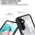 thumbnail image 5 of Slim Case for Samsung Galaxy A24 4G with Screen Protector, Full Body Clear Soft TPU Rugged Bumper Case Shockproof Phone Cover for Samsung Galaxy A24 4G QC Purple, 5 of 10