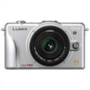 Panasonic Lumix DMC-GF2 12.1 Megapixel 3D Mirrorless Camera with Lens, 14 mm, Silver