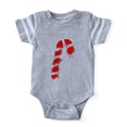 thumbnail image 1 of CafePress - Candy Cane Graffitti_Wh - Cute Infant Baby Football Bodysuit, 1 of 1