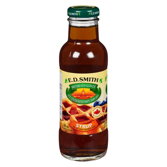 E.D. Smith No Sugar Added Syrup, 375 mL