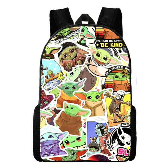 Mandalor Yoda Schoolbag For Primary And Secondary School Students, Light And Waterproof, Breathable Ridge-protecting Schoolbag--Week