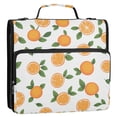 thumbnail image 5 of FORMRS Zipper Binder with Shoulder Strap 2-inch Ring 500 Sheet Capacity File Bag, Orange, 5 of 5