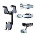 thumbnail image 1 of Soporte para teléfono de coche, soporte para espejo retrovisor para teléfonos y smartphones de coche, apto para smartphones de 3 a 7 pulgadas., 1 of 5