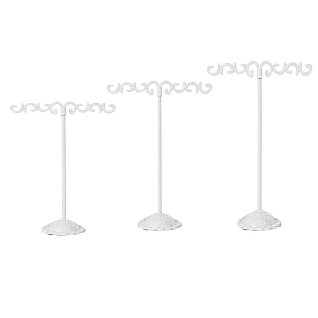 3psc / Set Earring Display T Shape Showroom Feria Comercial Y Exhibición de - Balance de blancos Sunnimix Pendientes Expositor de joyas